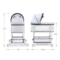 Milly Mally Dream On Cradle - SIMPLE GREY