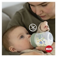 NUK for Nature Infant Learning Bottle with Temperature Control S Brown