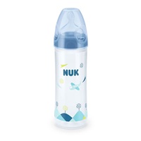 Baby bottle NUK LOVE 250 ml, 6-18 m blue