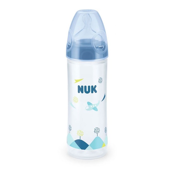 Baby bottle NUK LOVE 250 ml, 6-18 m blue