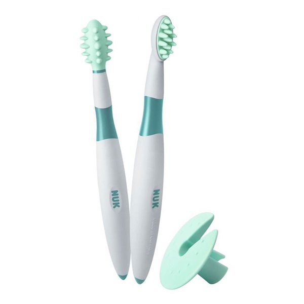 NUK toothbrush and massage brush