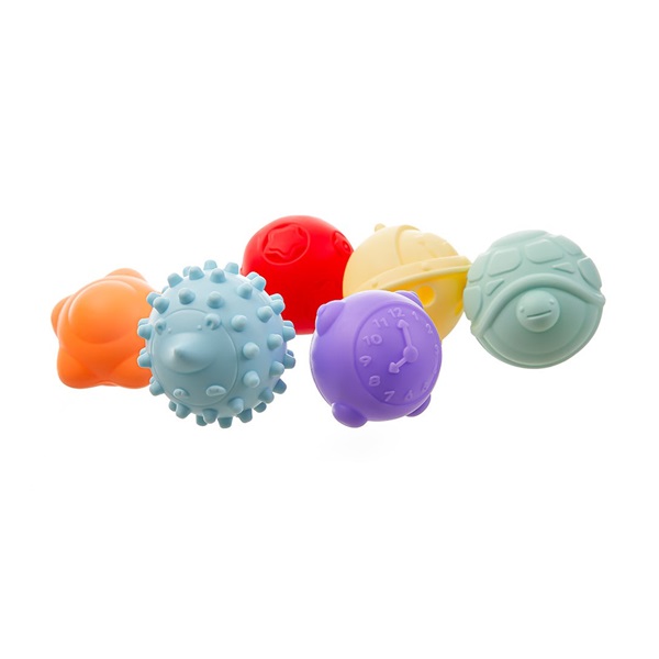 Set of sensory balls 6 pcs Akuku