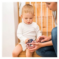 Baby barrier for doors or stairs Baby Ono white