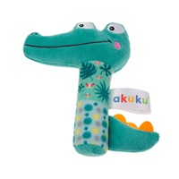 Baby Whistling Plush Toy with Rattle Akuku Crocodile