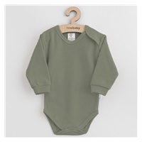 New Baby Casually Dressed Green Cotton Baby Bodysuit, size 56 (0-3m)