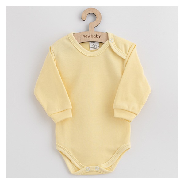 New Baby Casually Dressed Cotton Baby Bodysuit Yellow, size 56 (0-3m)