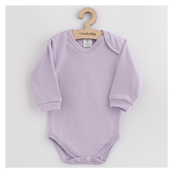 New Baby Casually Dressed Cotton Baby Bodysuit Purple, size 56 (0-3m)