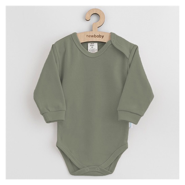 New Baby Casually Dressed Green Cotton Baby Bodysuit, size 62 (3-6m)