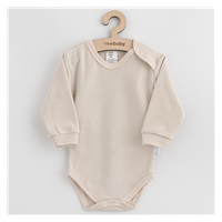 New Baby Casually Dressed Cotton Baby Bodysuit Beige, size 74 (6-9m)