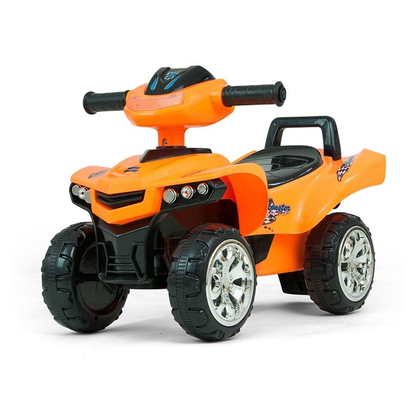 Baby Bouncer with Sound Quad Bike Milly Mally Monster Orange