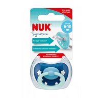 NUK Signature 6-18 m blue star, size 6-18 m