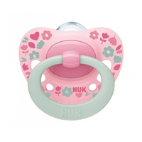 NUK Signature Soother 6-18 m pink, size 6-18 m