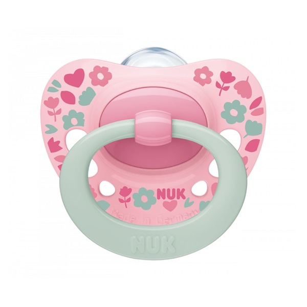 NUK Signature Soother 6-18 m pink, size 6-18 m