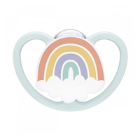 Space NUK 0-6m rainbow pacifier, size 0-6 m