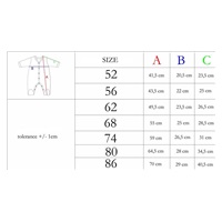 Baby cotton jumpsuit Nicol Olaf, size 68 (4-6m)