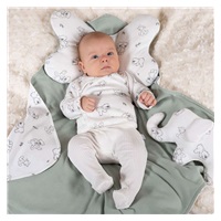 Baby cotton bodysuit with side fastening Nicol Olaf, size 56 (0-3m)