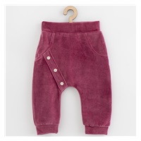 Baby Suede Sweatpants New Baby Suede clothes pink and purple, size 62 (3-6m)