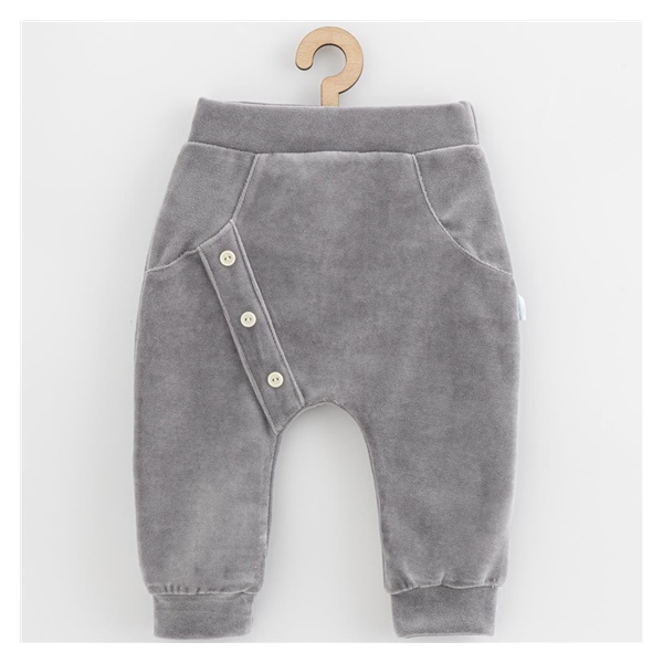 New Baby Suede Baby Sweatpants New Baby Suede clothes grey, size 74 (6-9m)