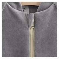Baby Suede Sweatshirt New Baby Suede clothes grey, size 62 (3-6m)