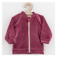 New Baby Suede clothes baby sweatshirt pink and purple, size 62 (3-6m)