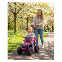 Baby Mix Mega Baby Bouncer with guide bar pink