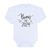 Printed body New Baby Born in 2024 pink, size 56 (0-3m)