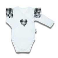 Baby cotton bodysuit with side fastening Nicol Viki, size 56 (0-3m)