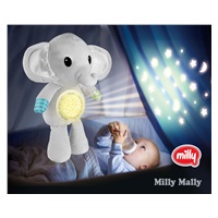 Plush elephant with projector Milly Mally