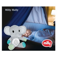 Plush elephant with projector Milly Mally