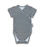 Baby cotton body with side fastening short sleeves Nicol Viki, size 56 (0-3m)