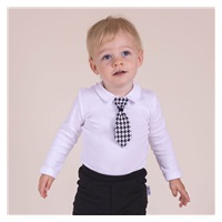 Baby cotton body with tie and bow tie Nicol Viki, size 68 (4-6m)