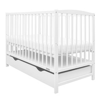 Crib with drawer New Baby LILLY white