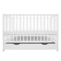 Crib with drawer New Baby LILLY white