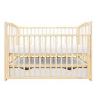 New Baby LILLY crib with drawer and drawer natural