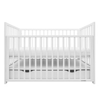 New Baby BASIC cot with drawer and sidewall white