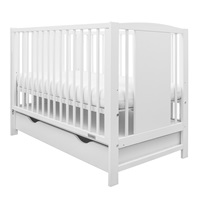 New Baby POLLY cot with drawer and drawer white