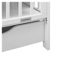 New Baby POLLY cot with drawer and drawer white