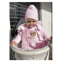 Baby cotton cap New Baby Luxury clothing pink, size 56/62