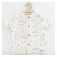 Baby Muslin Shirt with Shorts New Baby My Cars, size 80 (9-12m)