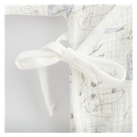 Baby Muslin Bodysuit with Side Ties New Baby My Cars, size 62 (3-6m)