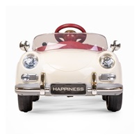 Baby Mix Retro Pearl White Electric Baby Car