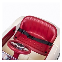 Baby Mix Retro Pearl White Electric Baby Car