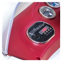 Baby Mix Retro Pearl White Electric Baby Car