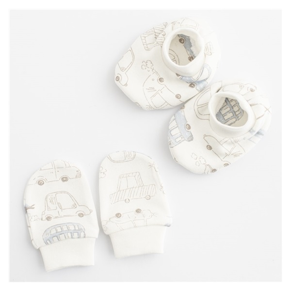 New Baby My Cars Baby Cotton Set - Hats and Gloves, size Univerzální