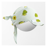 Baby Summer Muslin Scarf with Hood New Baby Avocado, size 56 (0-3m)