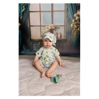 Baby Summer Muslin Scarf with Hood New Baby Avocado, size 56 (0-3m)