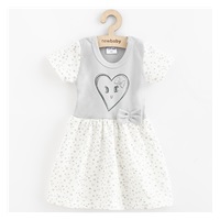 New Baby Cotton Baby Dresses Hearts, size 62 (3-6m)