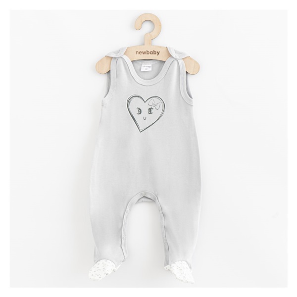 Baby cotton onesies New Baby Hearts, size 68 (4-6m)