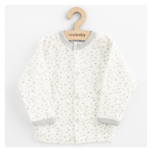 New Baby Cotton Baby Coat Hearts, size 62 (3-6m)