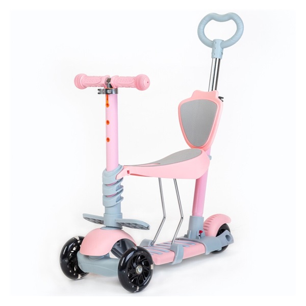 Baby three-wheeled scooter 3in1 Baby Mix Multi pink